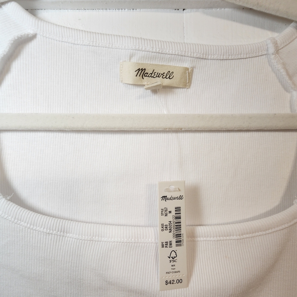 Madewell Brightside Aruba Squareneck Tee - Picture 4 of 4